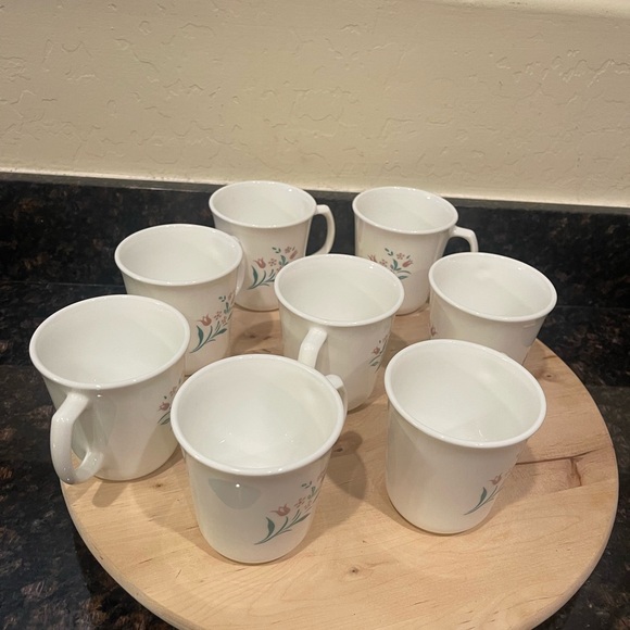 Corelle by Corning - 8 mugs Rosemarie pattern - Picture 6 of 8